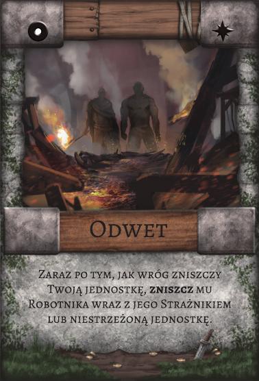 Odwet – Pułapka. Zaraz po tym, jak wróg zniszczy Twoją jednostkę, zniszcz mu Robotnika wraz z jego Strażnikiem lub niestrzeżoną jednostkę.